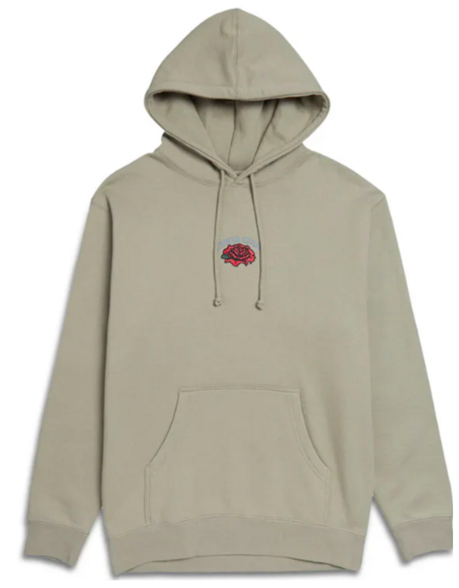 Santa Cruz Men's Dressen Rose Solo Center Hoody Cement