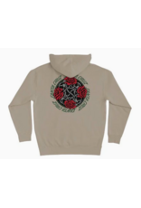 Santa Cruz Men's Dressen Rose Solo Center Hoody Cement