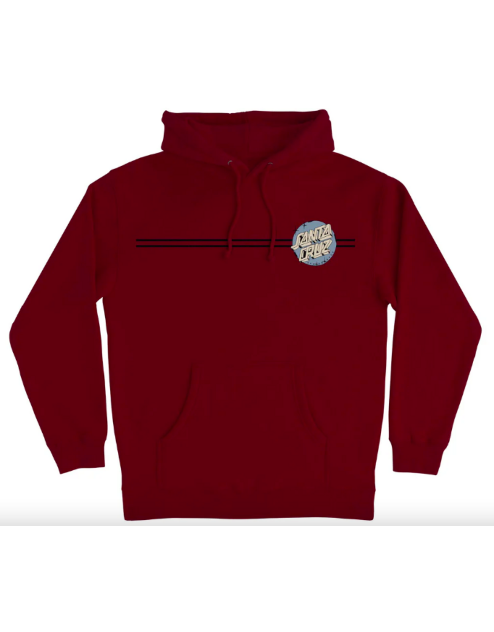 Santa Cruz Men's Scrawl Brick Dot Hoody Maroon