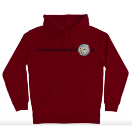 Santa Cruz Men's Scrawl Brick Dot Hoody Maroon