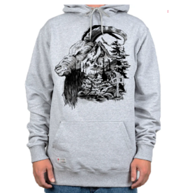 RDS Men's Ram Head Hoody Athletic Heather