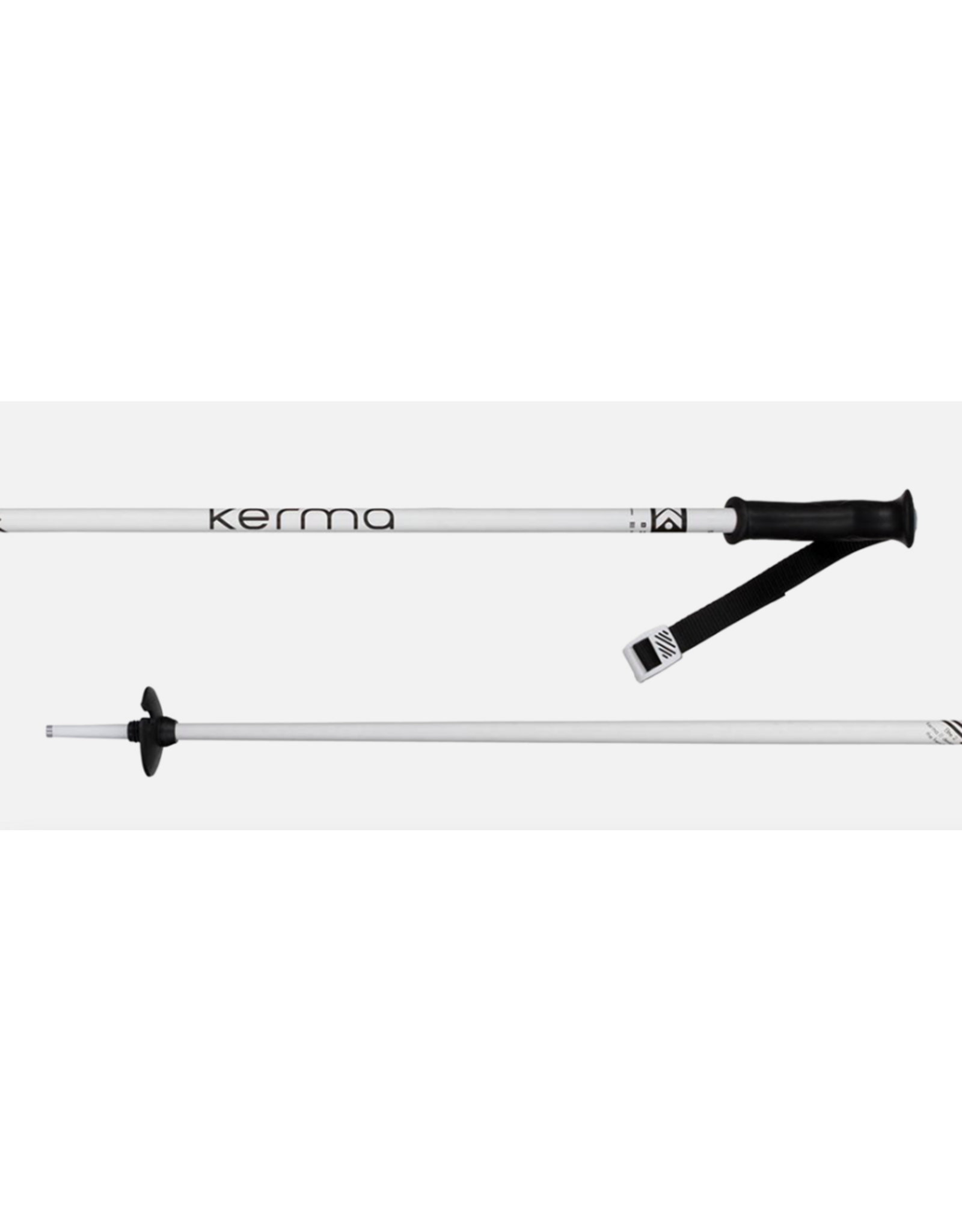 Kerma Elite 2 Ski Poles White