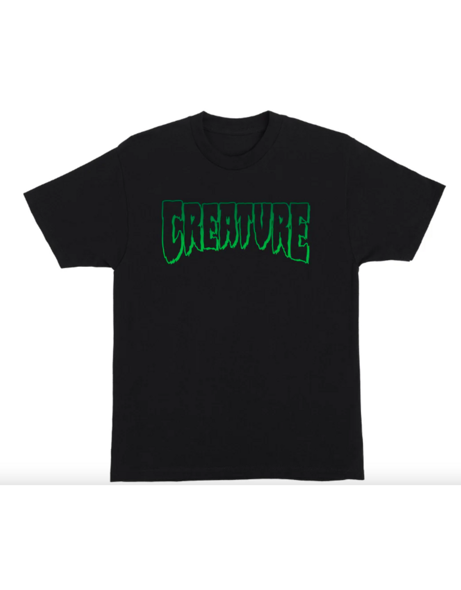 Creature Logo Outline Tee Black