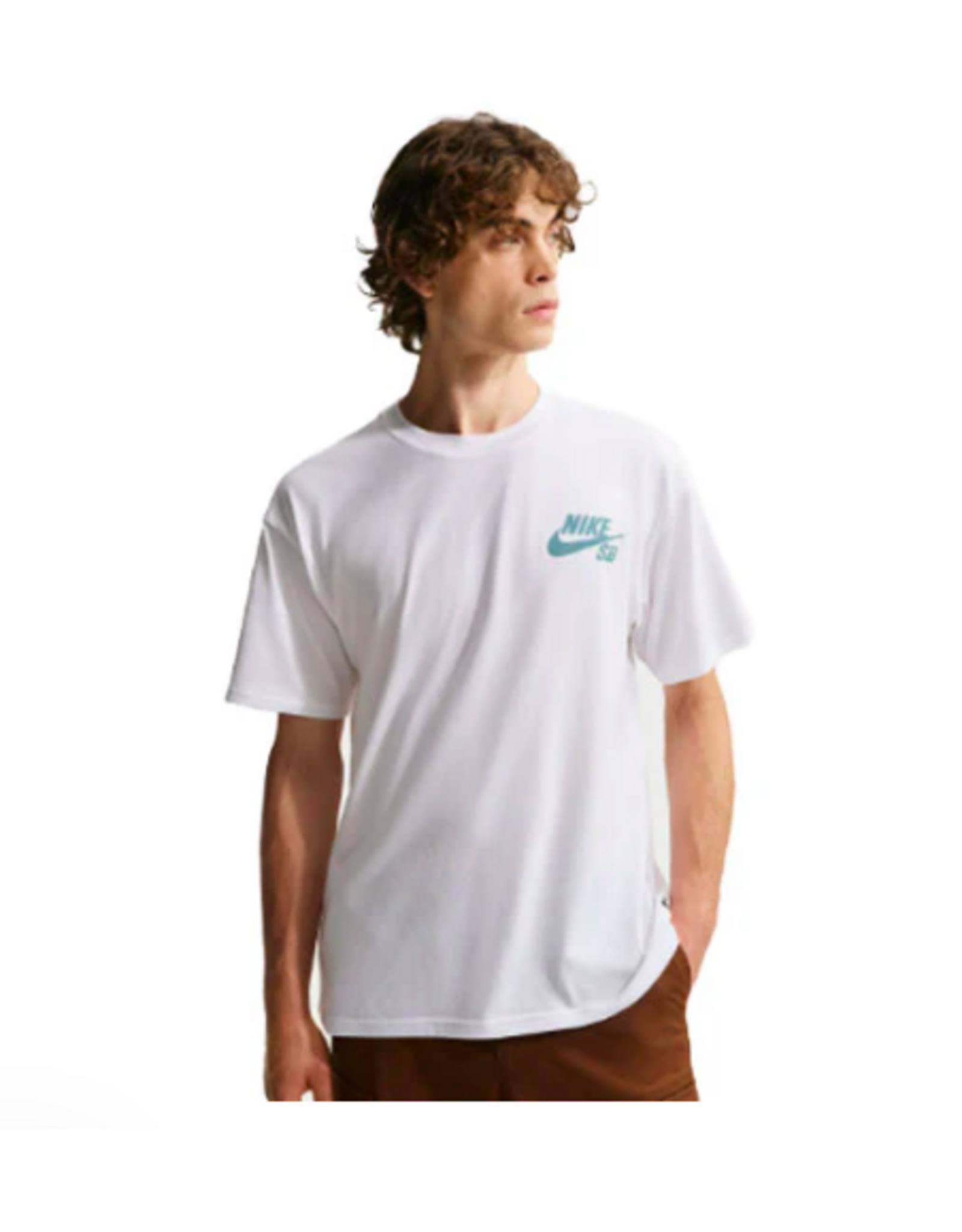 NIKE Nike Men's SB Logo Tee White