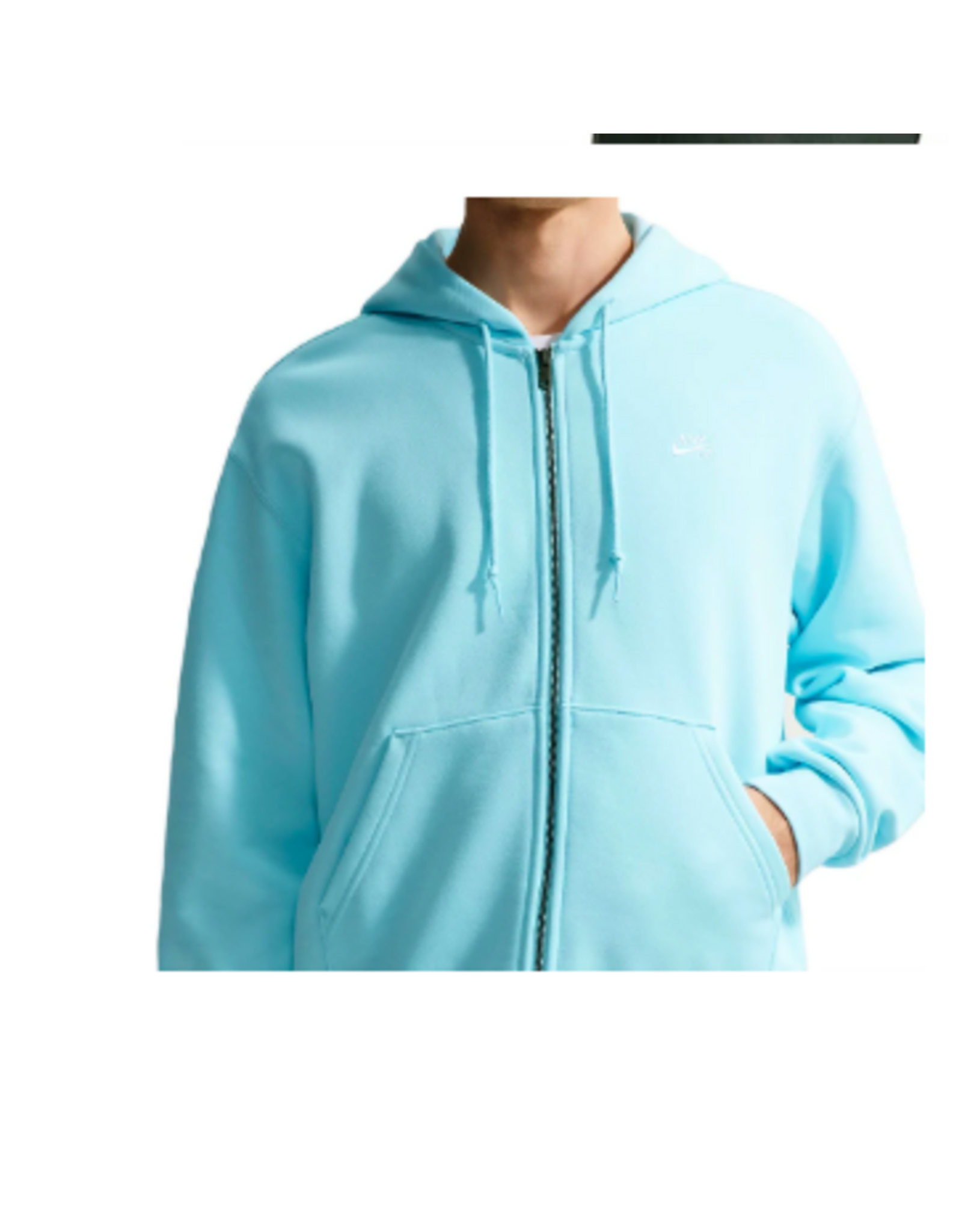 NIKE Nike Men's SB Fleece Full Zip Hoody Ice Blue