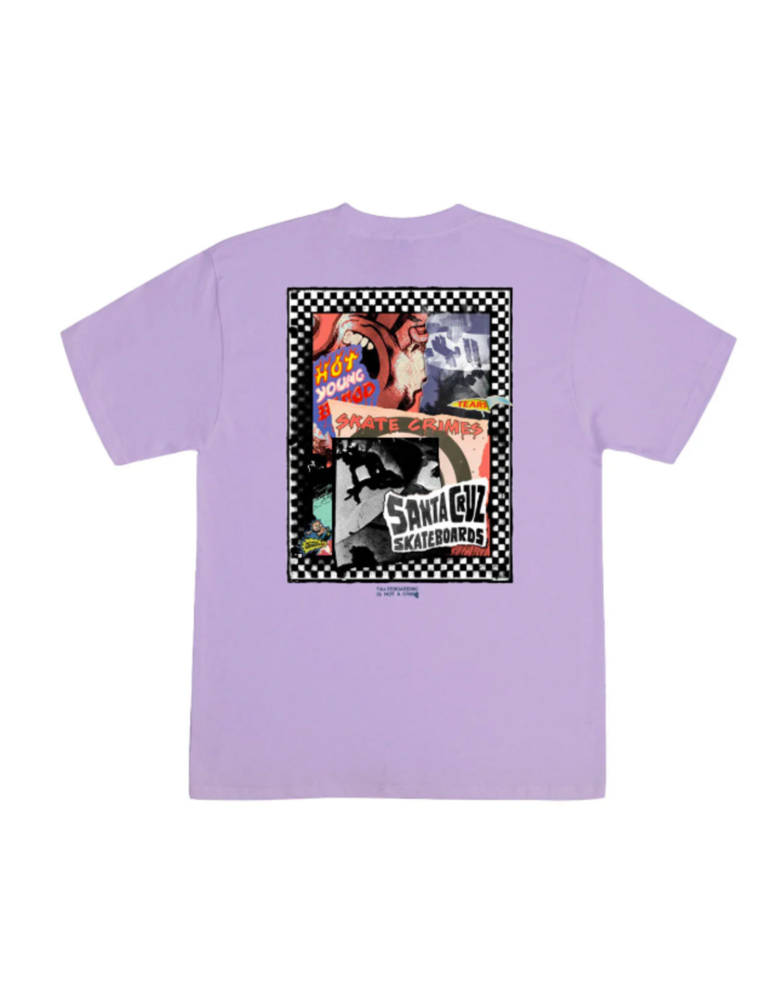 Sanat Cruz Men's AD Collage Tee Orchid