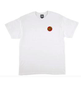 Santa Cruz Men's Cruz Embroidered Tee White