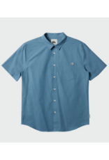 Quiksilver Men's Shoreline Classic Shirt Blue Shadow