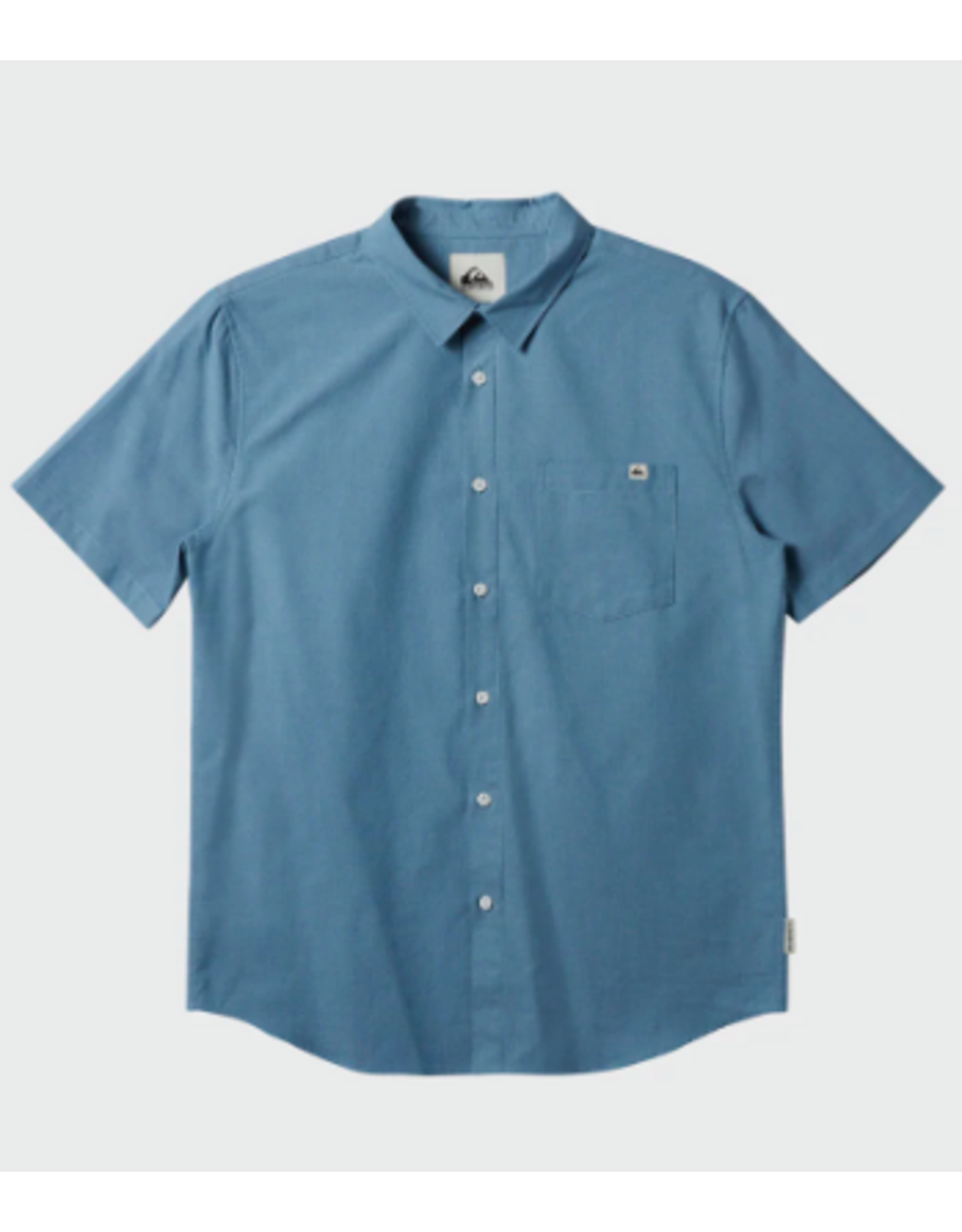 Quiksilver Men's Shoreline Classic Shirt Blue Shadow