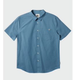 Quiksilver Men's Shoreline Classic Shirt Blue Shadow