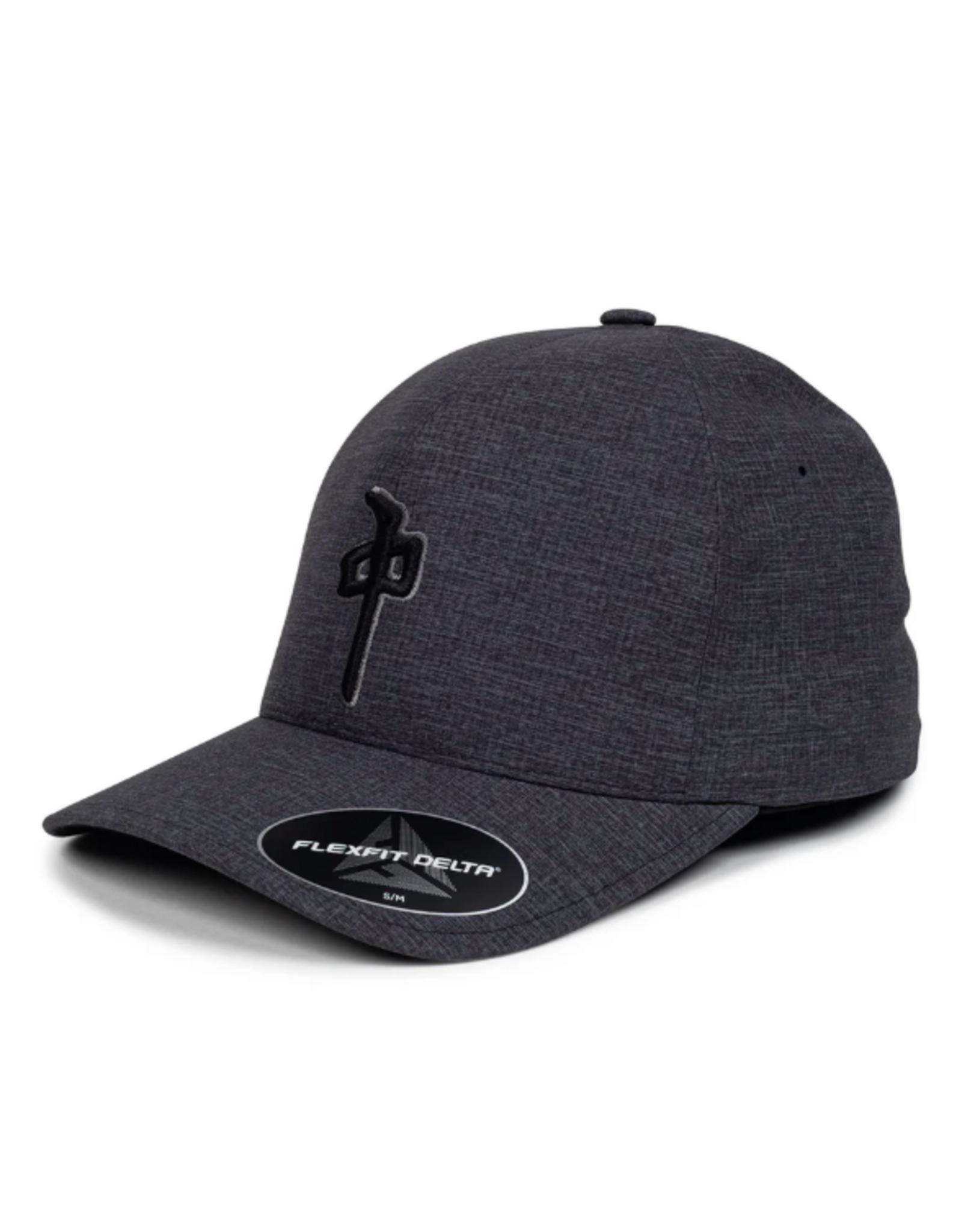RDS Men's Flexfit Delta Hat Heather Black Grey