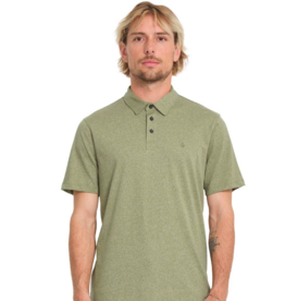 Men's Volcom Wowzer Polo Shirt Thyme