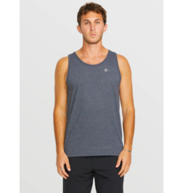 Men's Volcom Solid Heather Tank Dark Black Heather