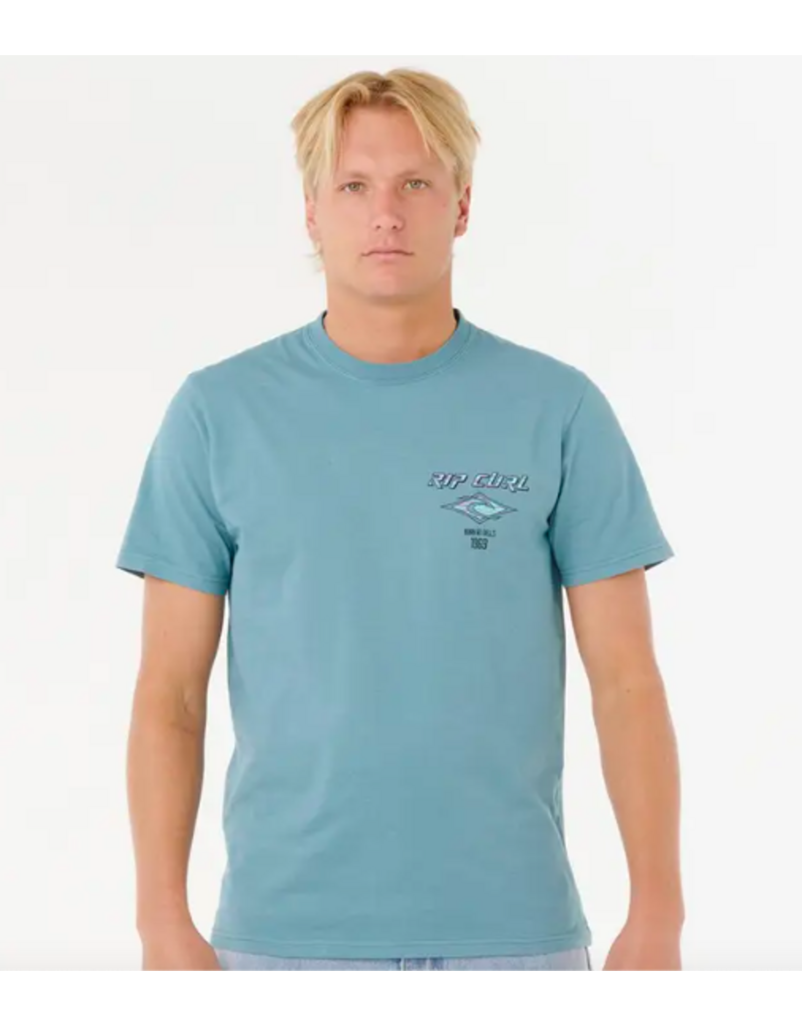 Rip Curl Men's Fade Out Icon Tee Storm Blue