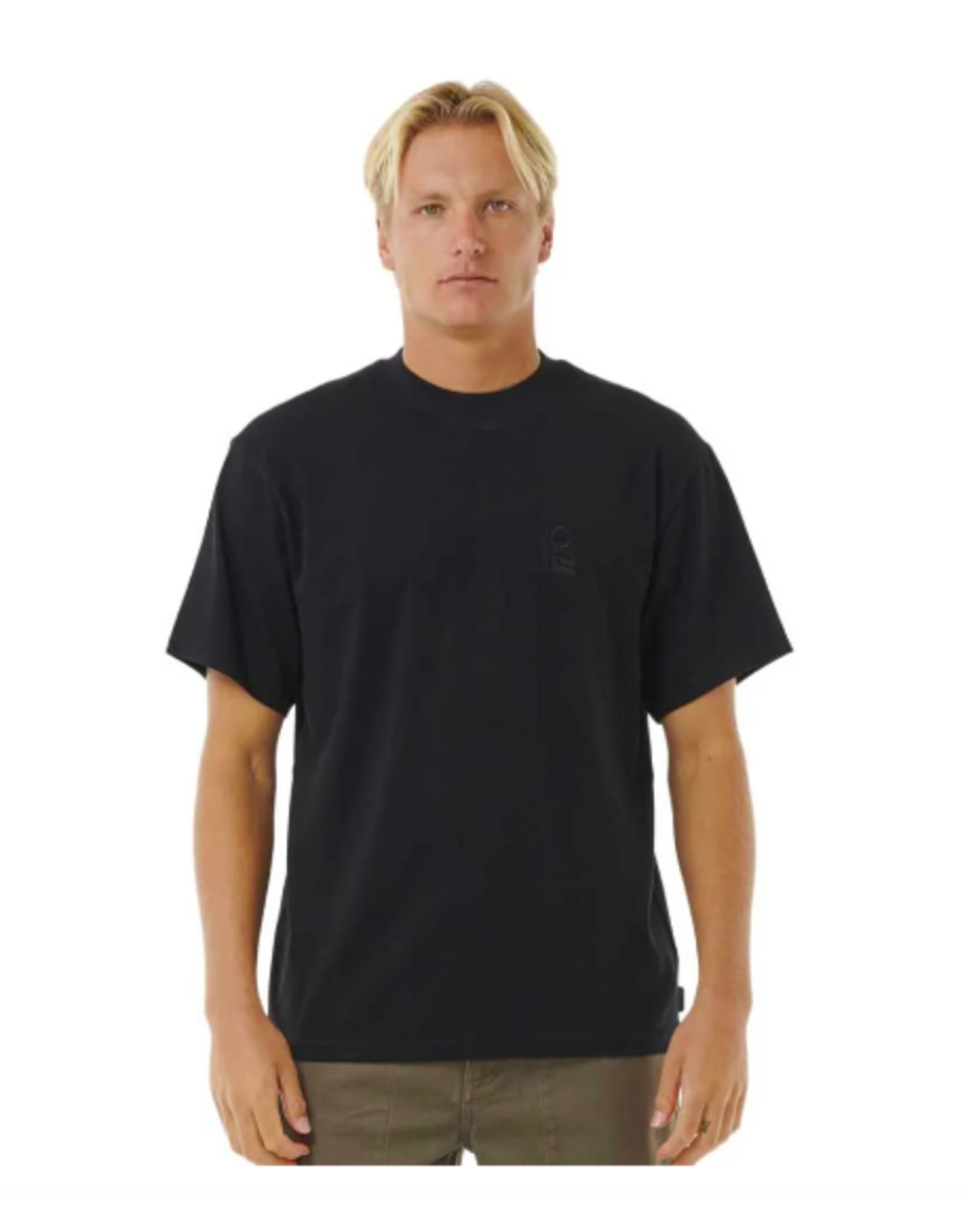 Rip Curl Men's Search Embroidery Tee Black