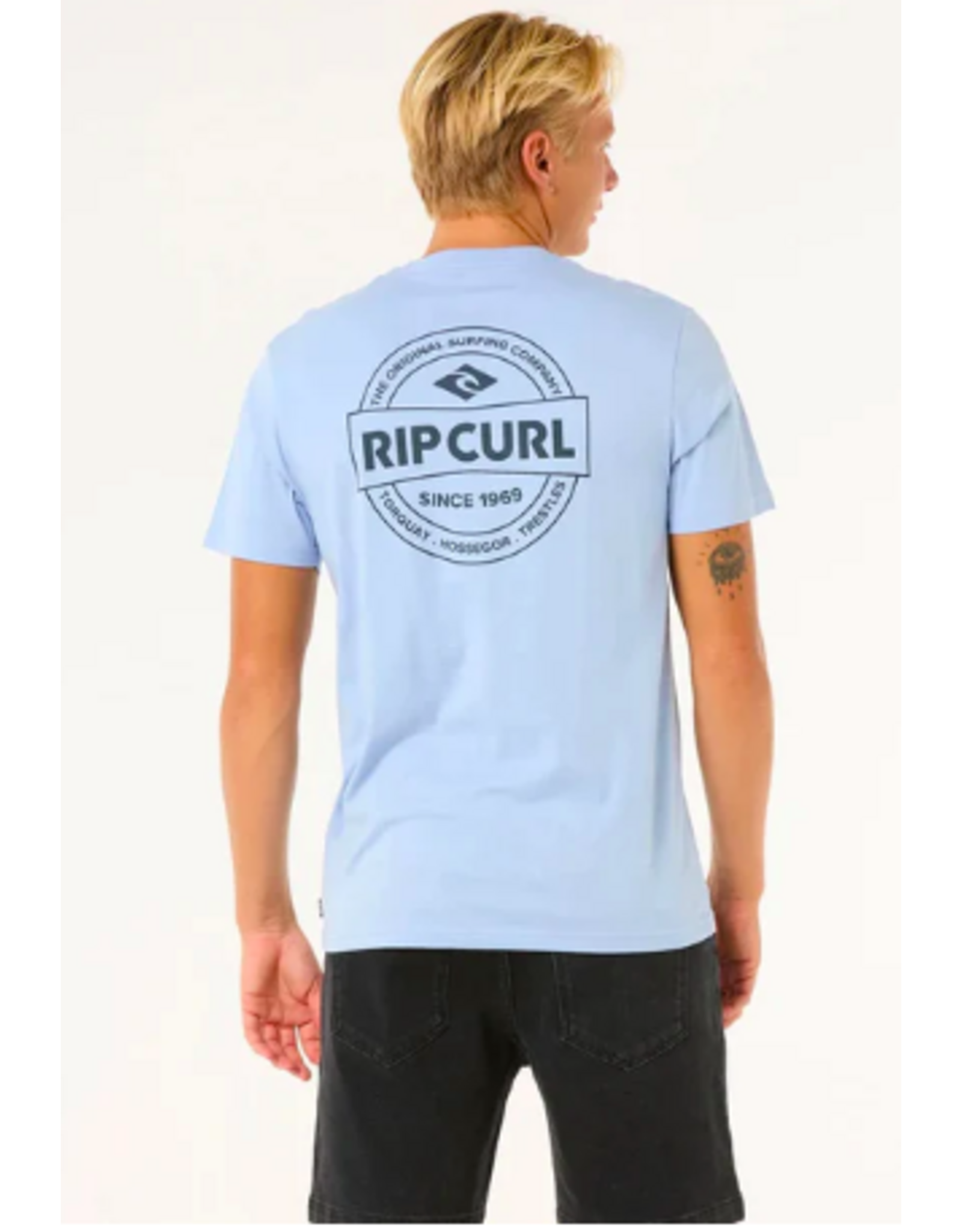 Rip Curl Men's Staple Tee Ice Blue