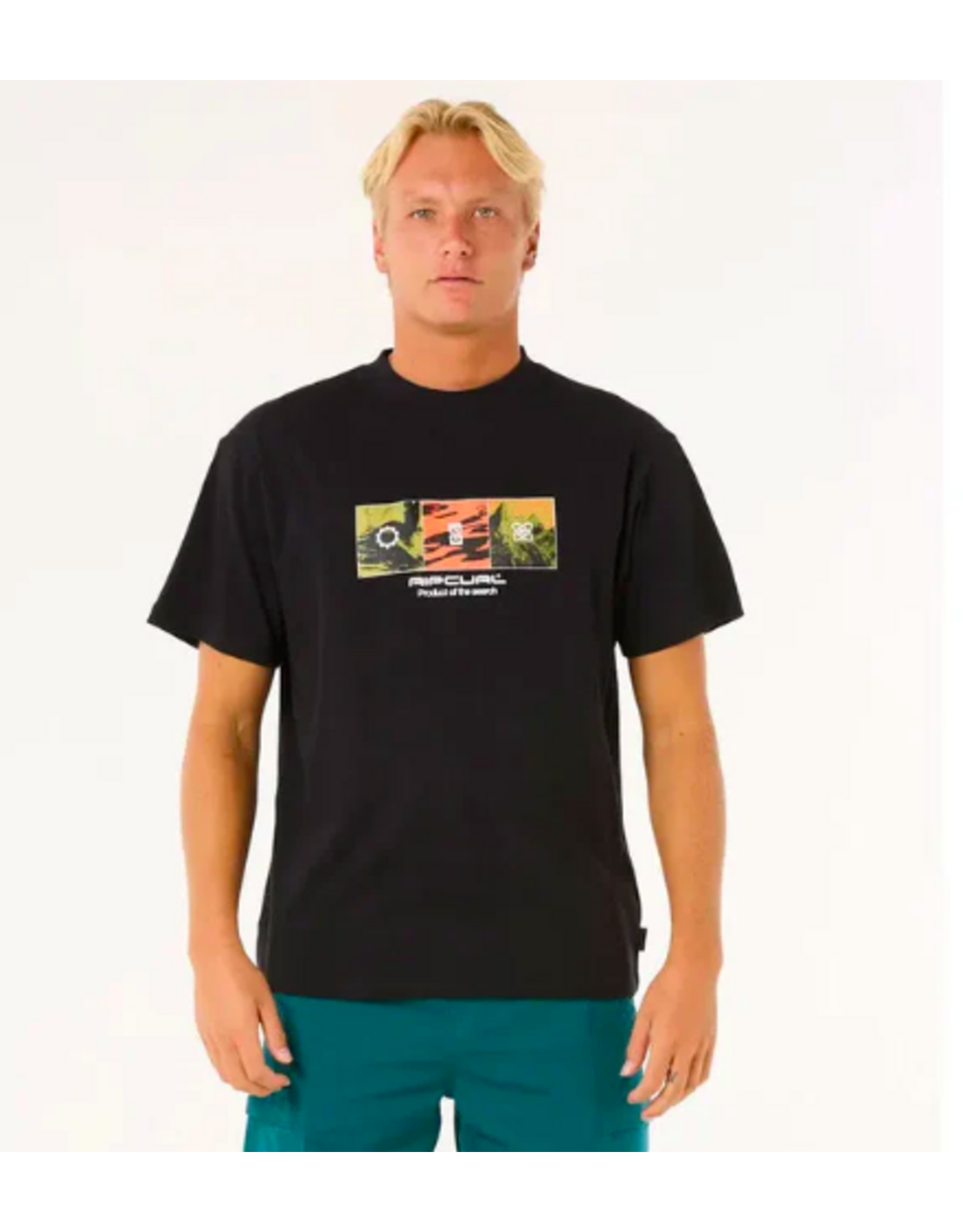 Rip Curl Men's Search Grid Tee Black