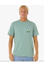 Rip Curl Men's Raw Energy Trad Tee Blue Lagoon