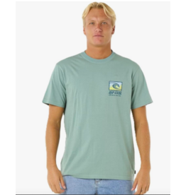 Rip Curl Men's Raw Energy Trad Tee Blue Lagoon