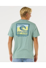 Rip Curl Men's Raw Energy Trad Tee Blue Lagoon