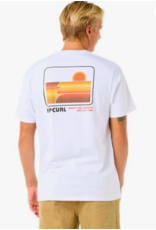 Rip Curl Men's Surf Revival Stacked Tee White