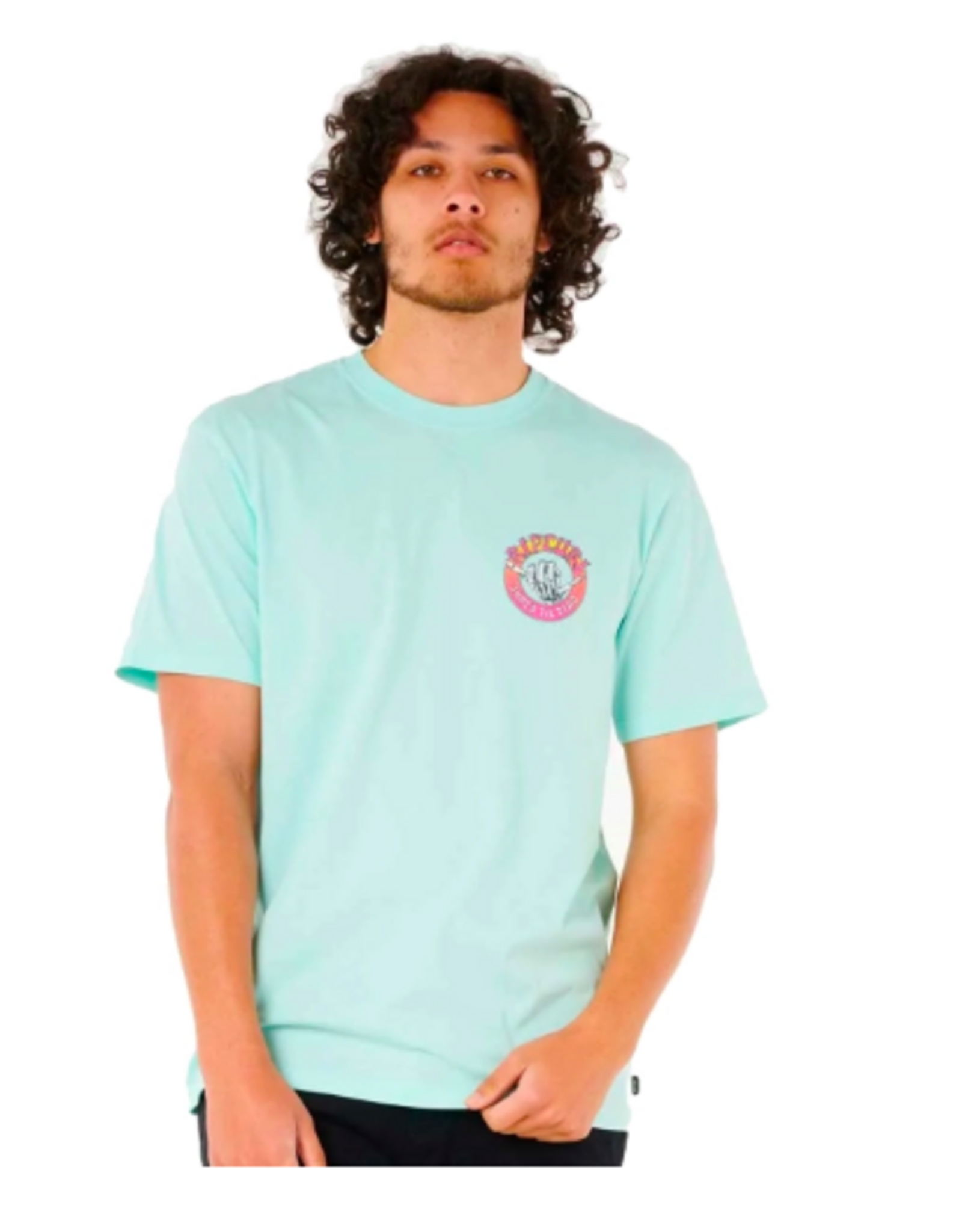 Rip Curl Men's Shred Til Tee Light Aqua