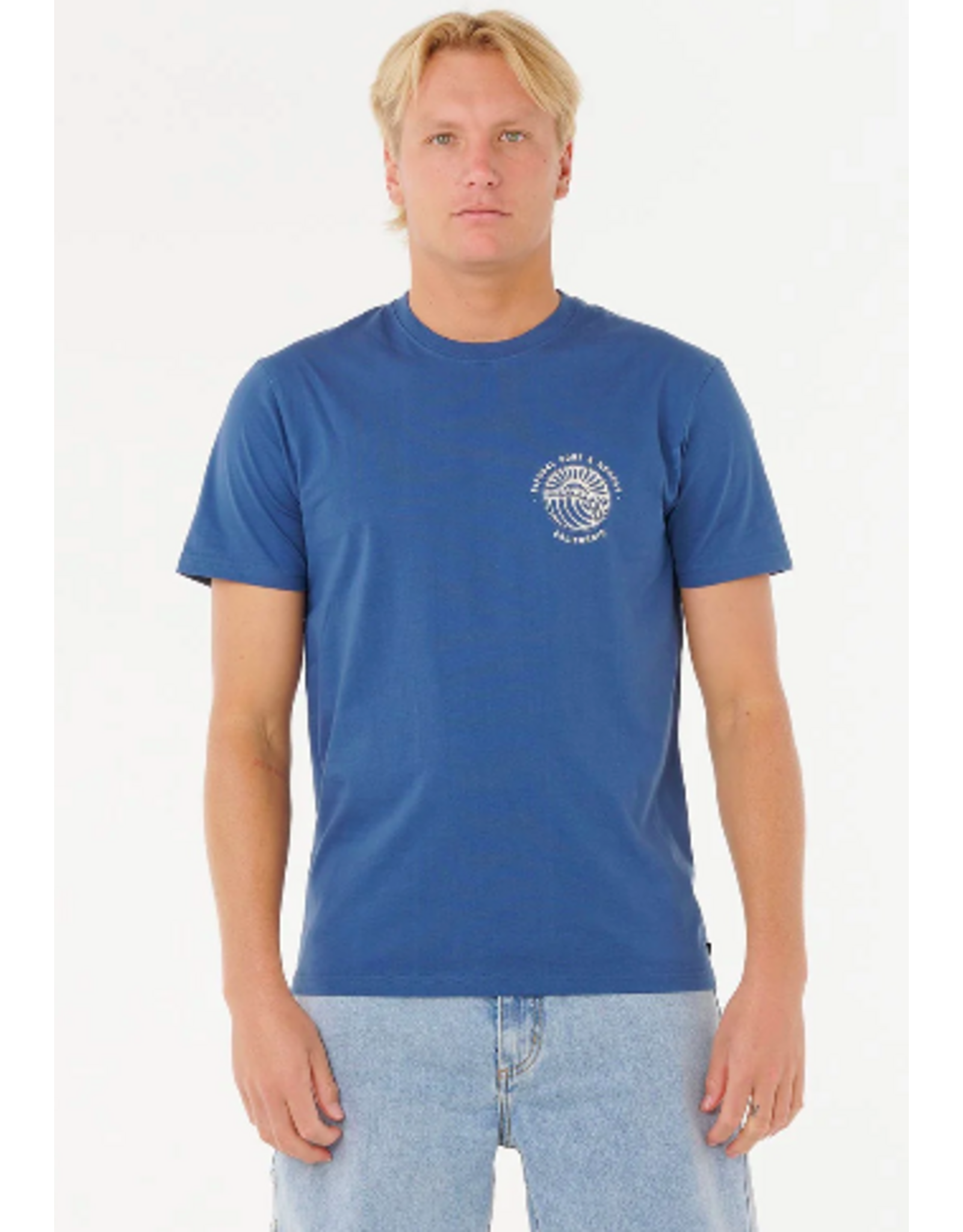 Rip Curl Men's Sunset Destination Tee Light Navy