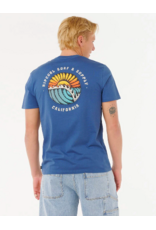 Rip Curl Men's Sunset Destination Tee Light Navy