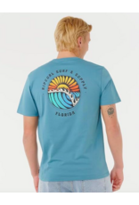 Rip Curl Men's Sunset Destination Tee storm Blue Florida