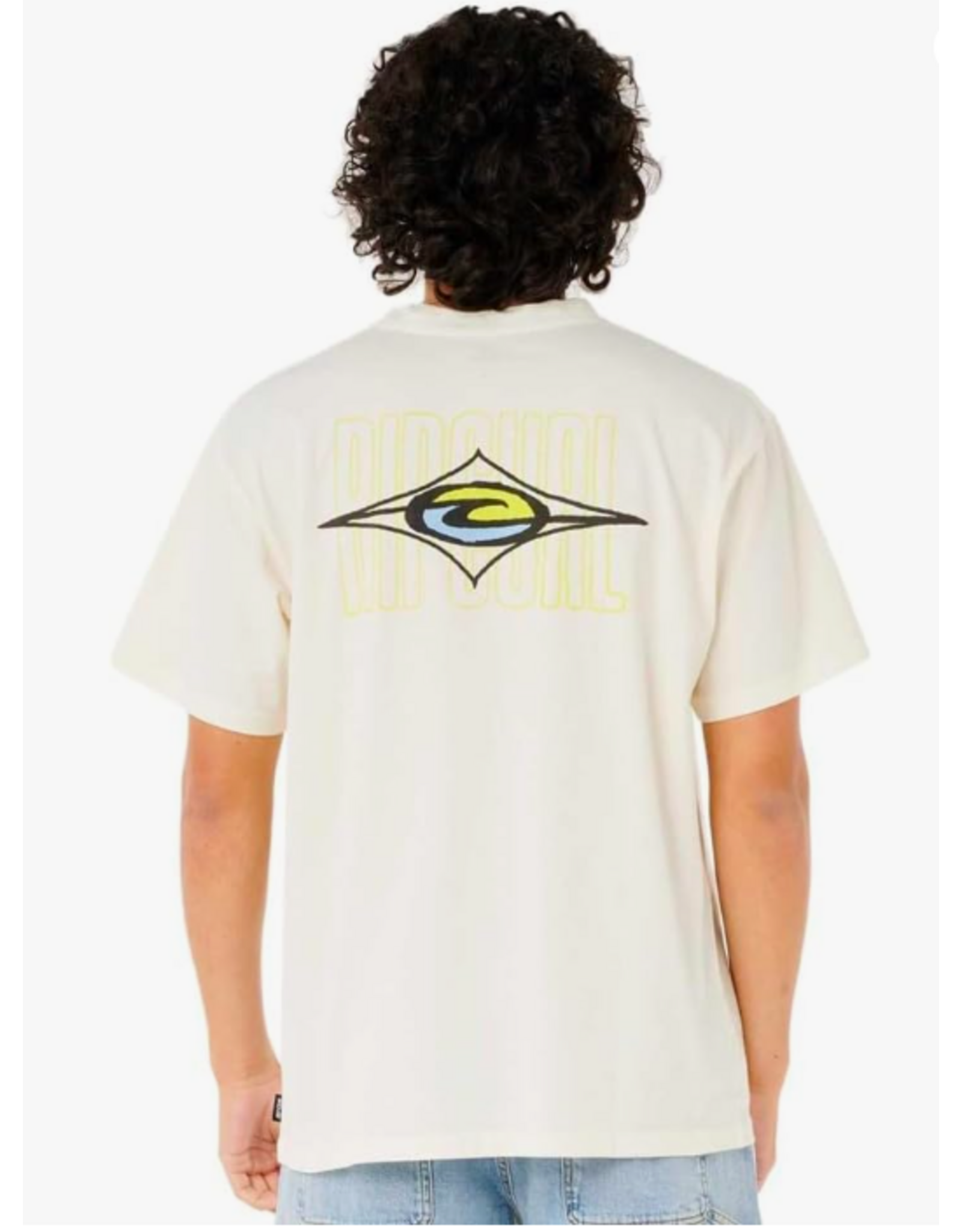 Rip Curl Men's Raw Energy Maxxed Tee Bone