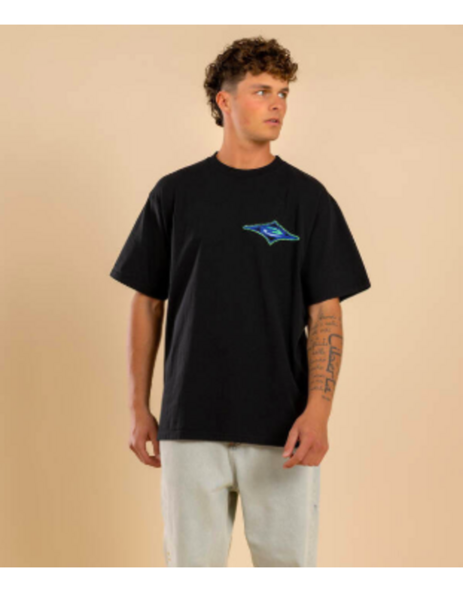 Rip Curl Men's Raw Energy Maxxed Tee Black