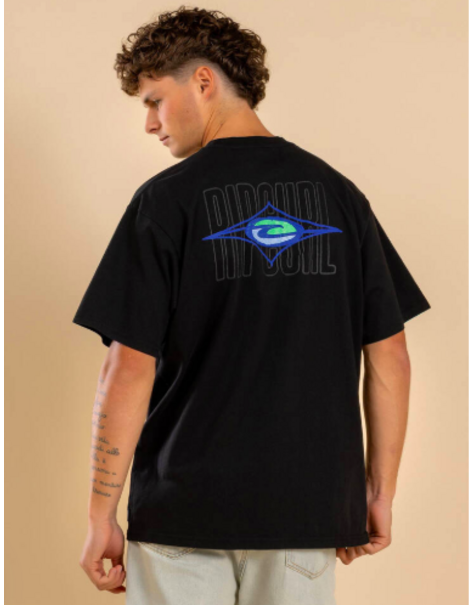 Rip Curl Men's Raw Energy Maxxed Tee Black