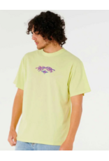 Rip Curl Men's Raw Energy Gnarly Tee Lime Wash