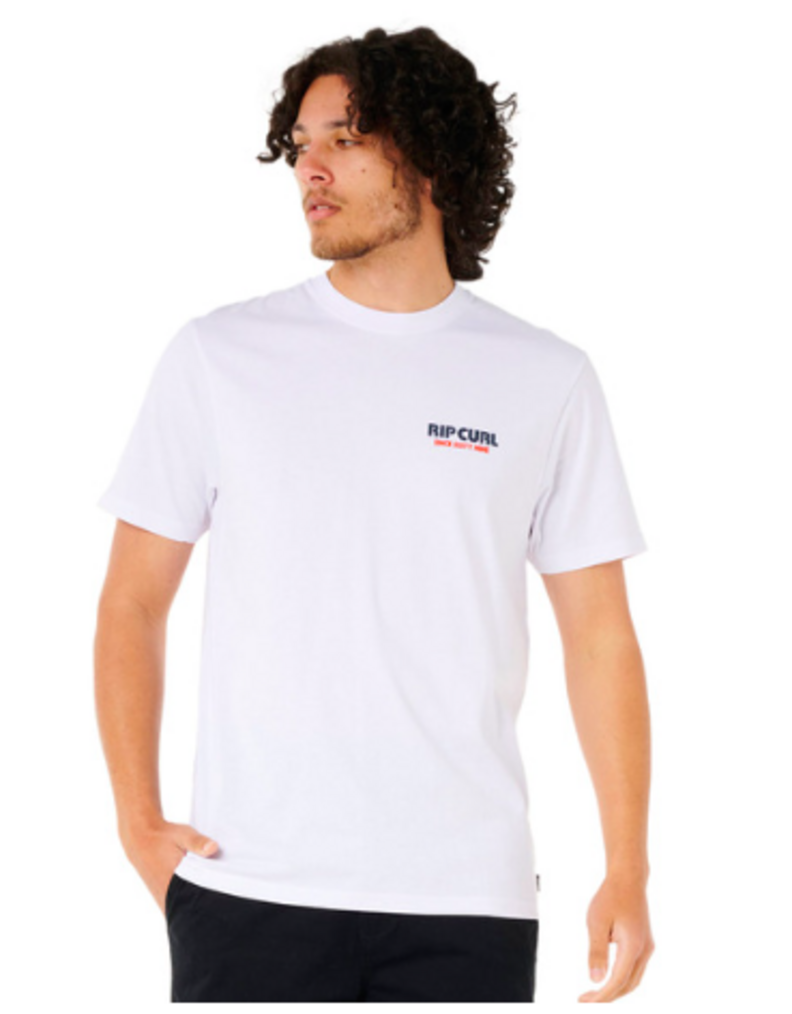 Rip Curl Men's Surf Revival Sunset Tee White