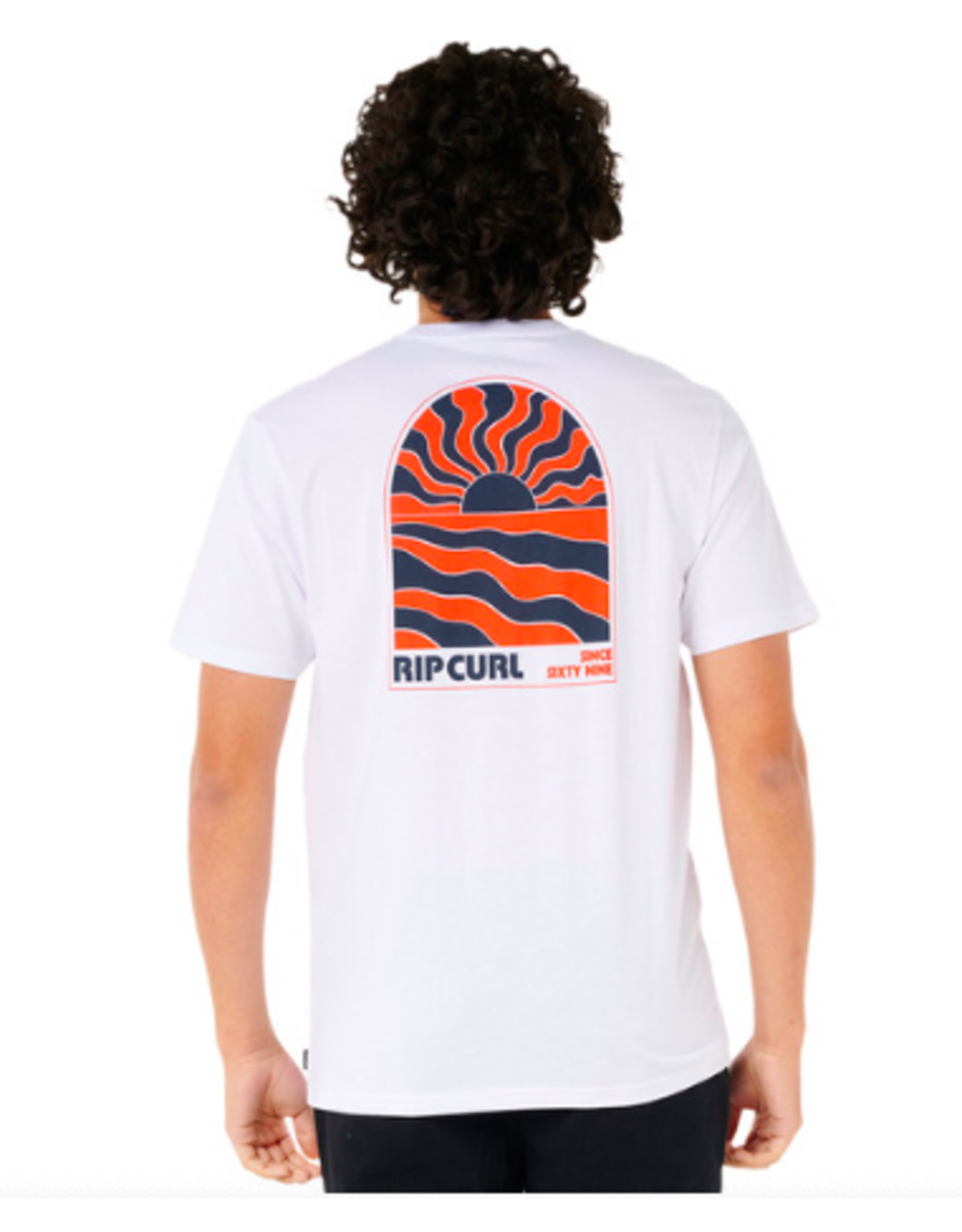 Rip Curl Men's Surf Revival Sunset Tee White