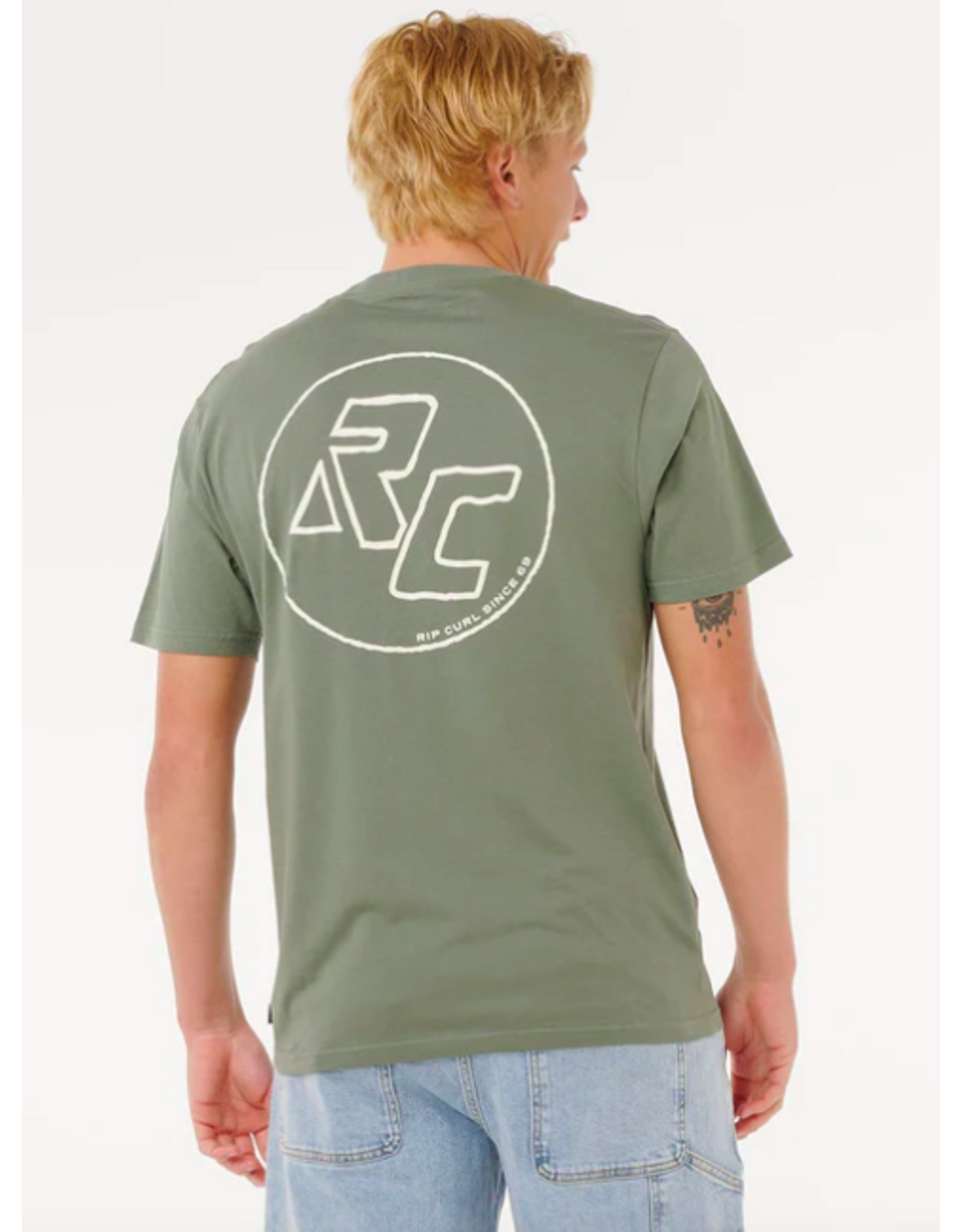 Rip Curl Men's RC Tee Cactus Green