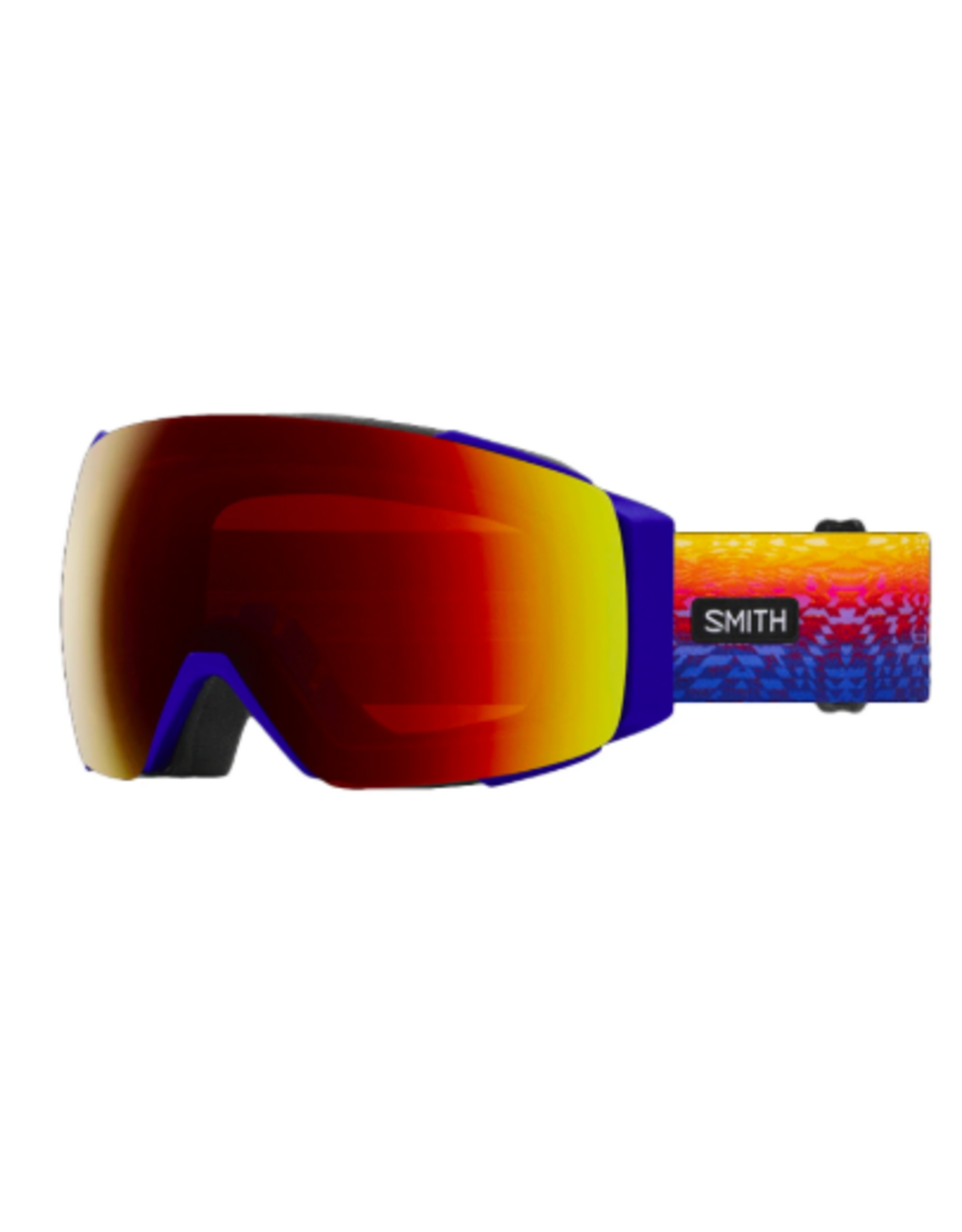 SMITH Smith I/O Mag Low Bridge Fit Artist Series Justin Lovato Goggles with ChromaPop Sun Red Mirror+ChromaPop Storm Blue Sensor Mirror Lens 2024