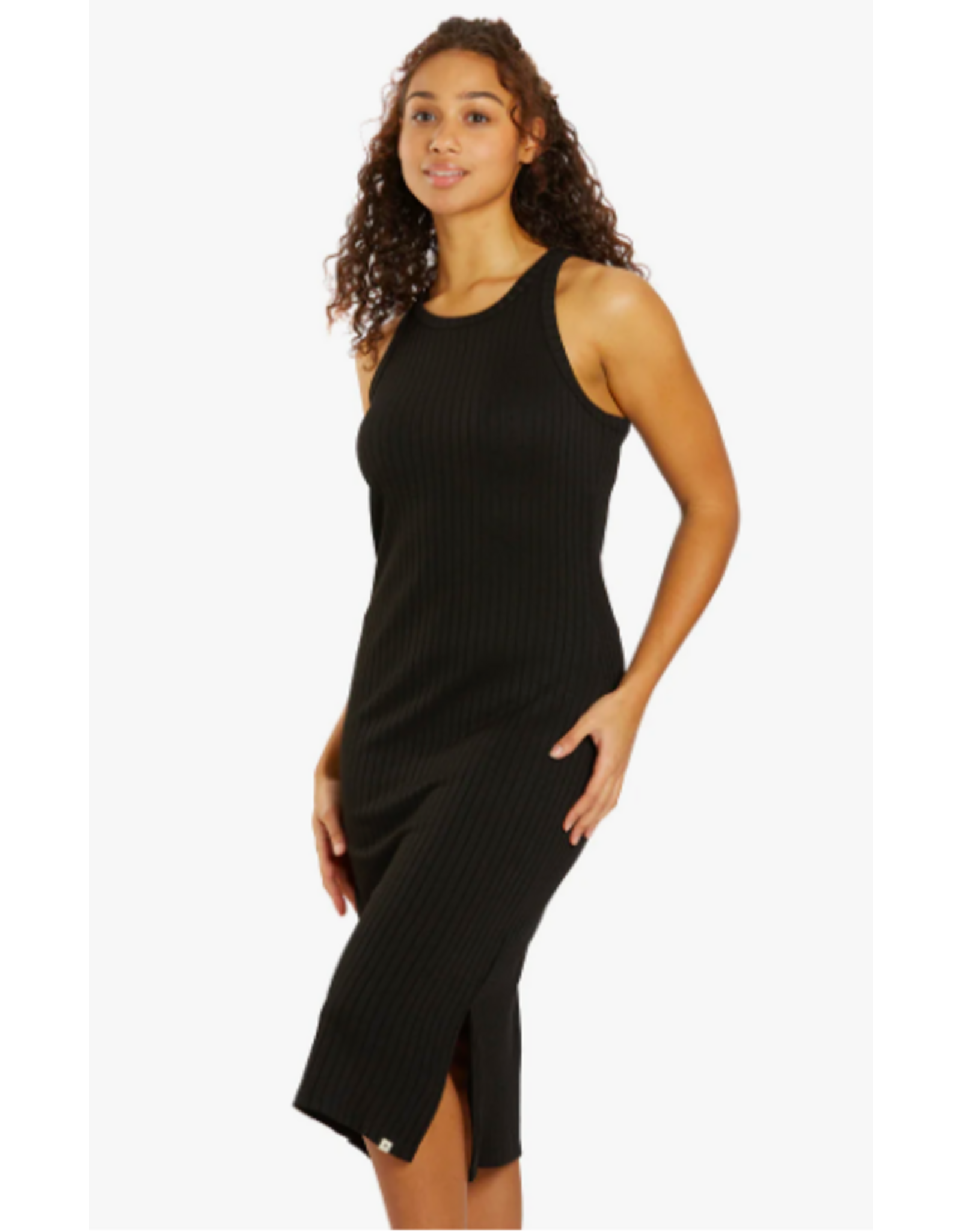Rip Curl Women's Premium Rib Racer Dress Black