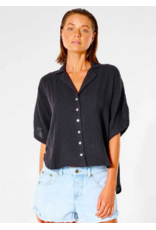 Rip Curl Women's Premium Surf Short Sleeve Shirt Black