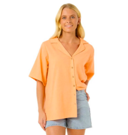 Rip Curl Women's Cala Vadella Texture Shirt Orange