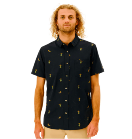 Rip Curl Men's Hula Breach Short Sleeve Shirt Black