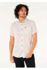 Rip Curl Men's Fun Times Floral Short Sleeve Shirt Bone