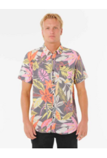 Rip Curl Men's Rio Short Sleeve Shirt Dark Grey