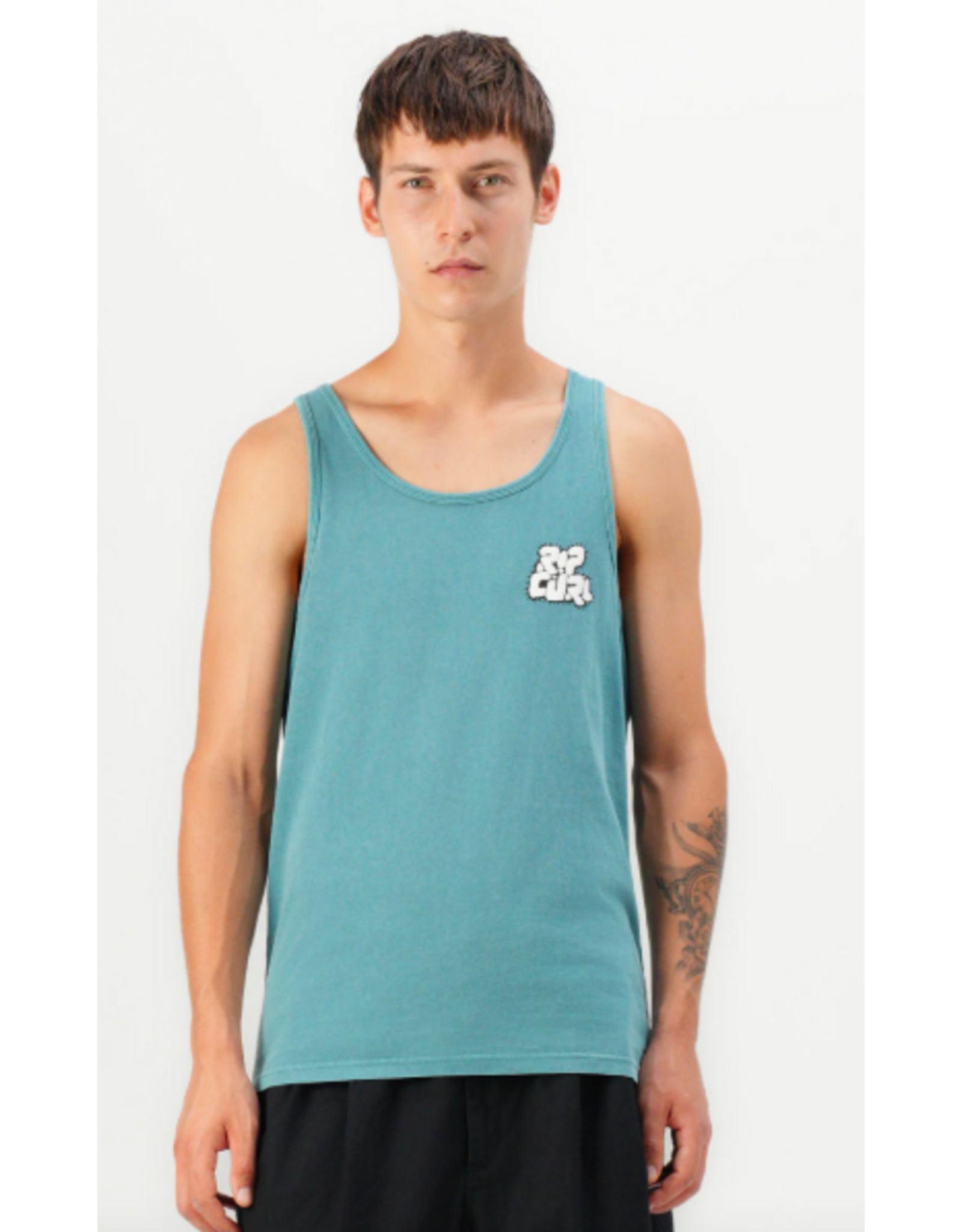 Rip Curl Men's Raw Energy Bubble Tank Storm Blue