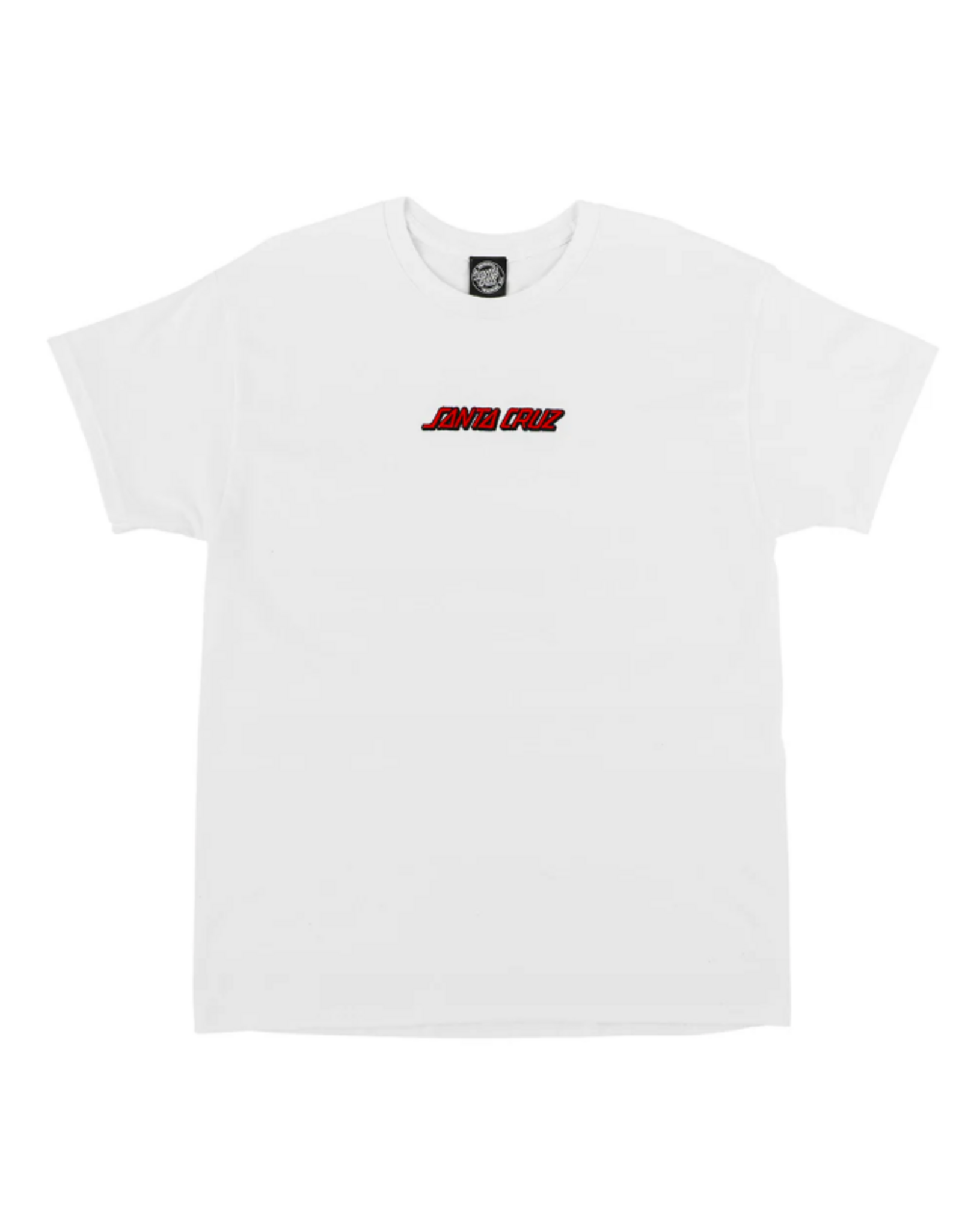 Santa Cruz Men's Strip Embroidered Tee White