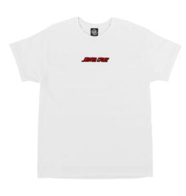 Santa Cruz Men's Strip Embroidered Tee White