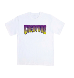 Creature Men's Logo Tee White Purple