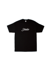 Studio Men's Big Script Tee Black