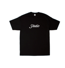 Studio Men's Big Script Tee Black