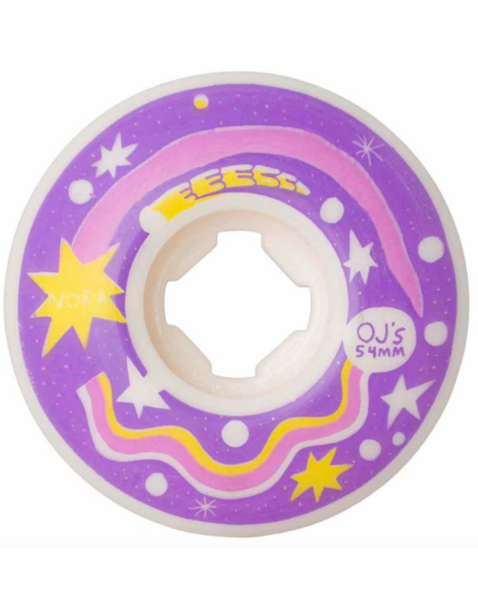 OJS OJS Nora Dreams Elite White EZ Edge Wheels 101A 54MM